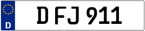 Truck License Plate
